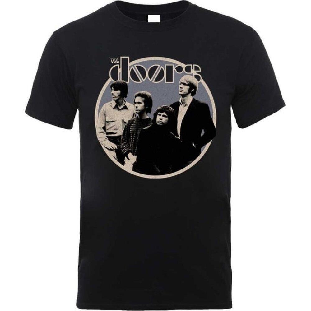 The Doors Retro Circle Rock Band Music Fan Gift Graphic Concert T Shirt 159